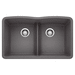 Blanco B442071 Cinder Undermount Double Bowl Kitchen Sink