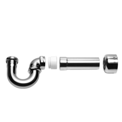 B3015P/20 Brasstech P-Trap Bathroom Accessory - Stainless Steel - PVD