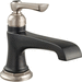 Brizo D65060LFNKBLECO Luxe Nickel / Matte Black Single Hole Bathroom Sink Faucet