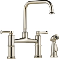 Two Handle Kitchen Faucet 3 Hole