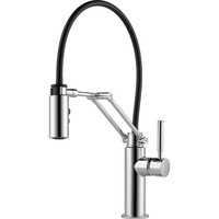 Solna Pull-Out Spray Kitchen Faucet - Chrome