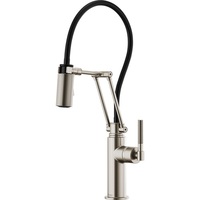  Litze Pull-Out Spray Kitchen Faucet - Brilliance Stainless