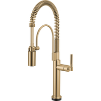  Litze Single Handle Kitchen Faucet - Luxe Gold