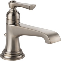  Rook Single Hole Bathroom Faucet - Brilliance Luxe Nickel