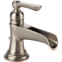  Rook Single Hole Bathroom Faucet - Brilliance Luxe Nickel