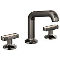  Kintsu 8'' Widespread Bathroom Faucet - Brilliance Black Onyx / Mother Of Pearl