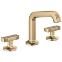  Kintsu 8'' Widespread Bathroom Faucet - Brilliance Luxe Gold / Concrete
