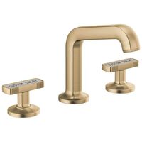  Kintsu 8'' Widespread Bathroom Faucet - Brilliance Luxe Gold