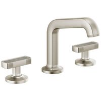 Kintsu 8'' Widespread Bathroom Faucet - Brilliance Luxe Nickel / Concrete