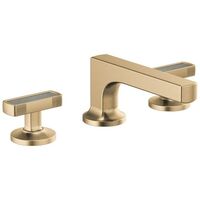  Kintsu 8'' Widespread Bathroom Faucet - Brilliance Luxe Gold / Concrete