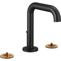  Litze 8'' Widespread Bathroom Faucet - Matte Black