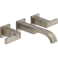  Siderna Wall Mount Bathroom Faucet Bathroom Faucet - Brilliance Brushed Nickel