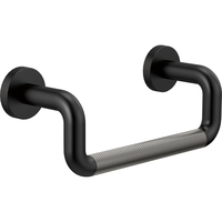  Litze Towel Bar Bathroom Accessory - Matte Black/Luxe Steel