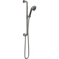  Litze Hand Held Shower - Slide Bar Mount Shower Accessory - Luxe Steel
