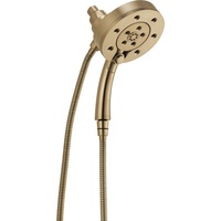  Hydrati Hand Held Shower - Shower Arm Mount Shower Accessory - Brilliance Luxe Gold