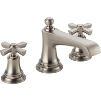  Rook 8'' Widespread Bathroom Faucet - Brilliance Luxe Nickel