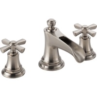  Rook 8'' Widespread Bathroom Faucet - Brilliance Luxe Nickel