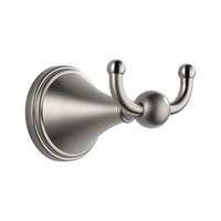  Tresa Robe Hook Bathroom Accessory - Brilliance Brushed Nickel