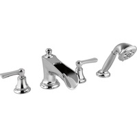  Rook Deck Mount With Handshower Tub Faucet - Chrome
