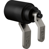  Litze Faucet Handles Part - Matte Black/Luxe Steel