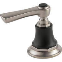  Rook Faucet Handles Part - Luxe Nickel / Matte Black