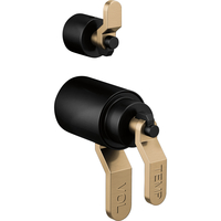  Litze Faucet Handles Part - Matte Black/Luxe Gold