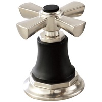  Rook Faucet Handles Part - Luxe Nickel / Matte Black
