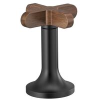 Odin Faucet Handles Part - Matte Black / Wood