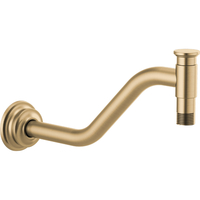  Invari Shower Arm Shower Accessory - Brilliance Luxe Gold