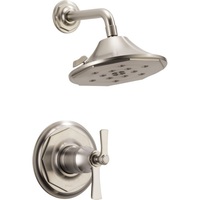  Rook Single Handle Shower Faucet - Brilliance Luxe Nickel