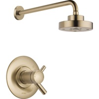  Odin Single Handle Shower Faucet - Brilliance Luxe Gold
