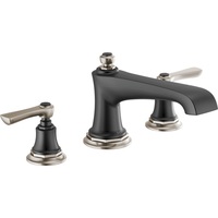  Rook Deck Mount Tub Faucet - Luxe Nickel / Matte Black