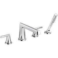  Levoir Deck Mount With Handshower Tub Faucet - Chrome