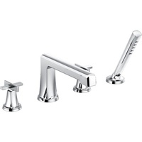  Levoir Deck Mount With Handshower Tub Faucet - Chrome