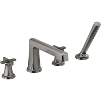  Levoir Deck Mount With Handshower Tub Faucet - Luxe Steel