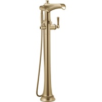  Rook Freestanding Tub Faucet - Brilliance Luxe Gold