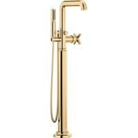  Invari Freestanding Tub Faucet - Polished Gold