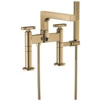  Kintsu Deck Mount With Handshower Tub Faucet - Brilliance Luxe Gold