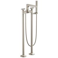  Kintsu Freestanding Tub Faucet - Brilliance Luxe Nickel