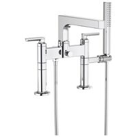  Kintsu Deck Mount With Handshower Tub Faucet - Chrome