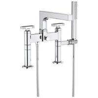  Kintsu Deck Mount With Handshower Tub Faucet - Chrome