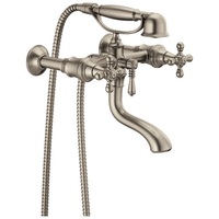  Tresa Wall Mount Whirlpool Faucet Tub Faucet - Brilliance Brushed Nickel