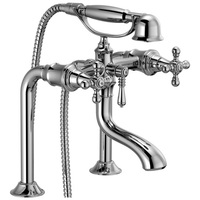  Tresa Deck Mount With Handshower Tub Faucet - Chrome