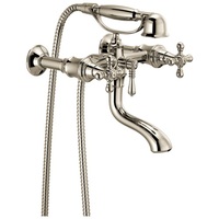  Tresa Wall Mount Whirlpool Faucet Tub Faucet - Brilliance Polished Nickel
