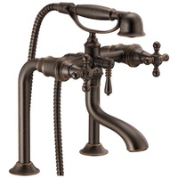  Tresa Deck Mount With Handshower Tub Faucet - Venetian Bronze