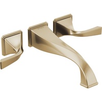  Virage Wall Mount Whirlpool Faucet Tub Faucet - Brilliance Luxe Gold