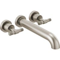  Litze Wall Mount Whirlpool Faucet Tub Faucet - Brilliance Luxe Nickel