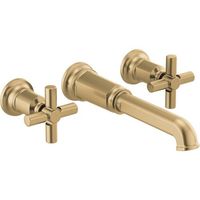  Invari Wall Mount Whirlpool Faucet Tub Faucet - Brilliance Luxe Gold