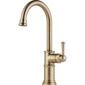 D61025LFGL Artesso Single-Hole Bar Faucet - Brilliance Luxe Gold