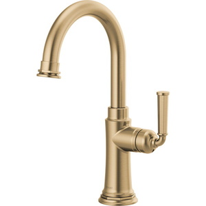 D61074LFGL Rook Single-Hole Bar Faucet - Brilliance Luxe Gold